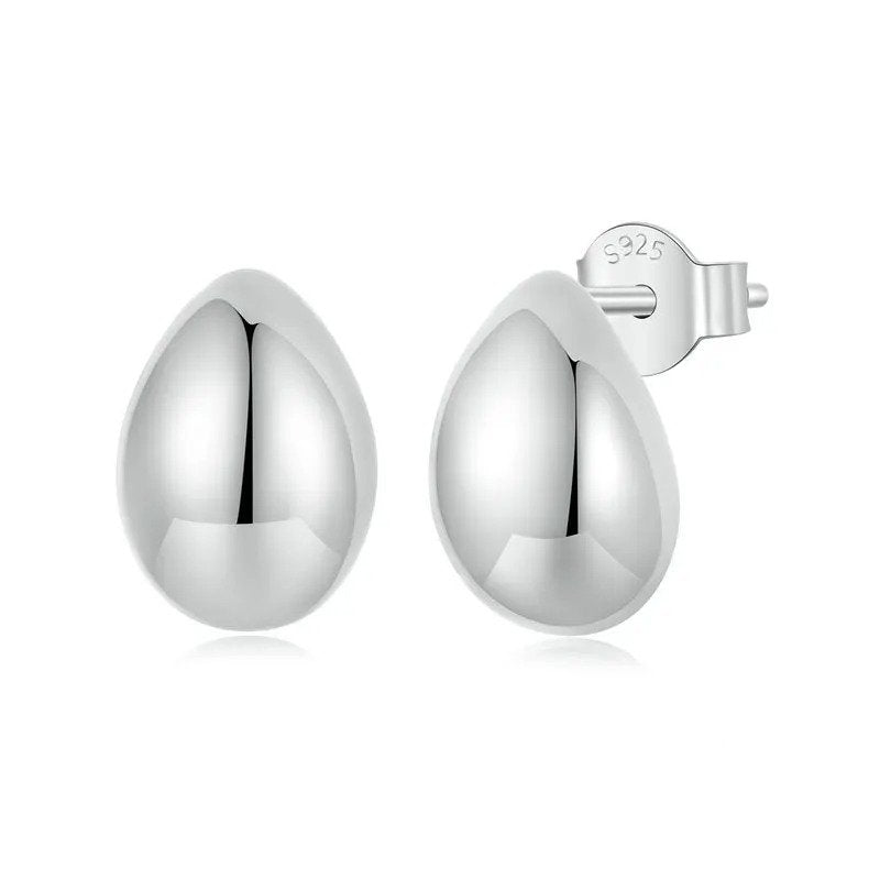 Boucles d'oreilles à tige en forme de goutte d'eau brillantes Boucles d'oreilles hypoallergéniques en forme de larme