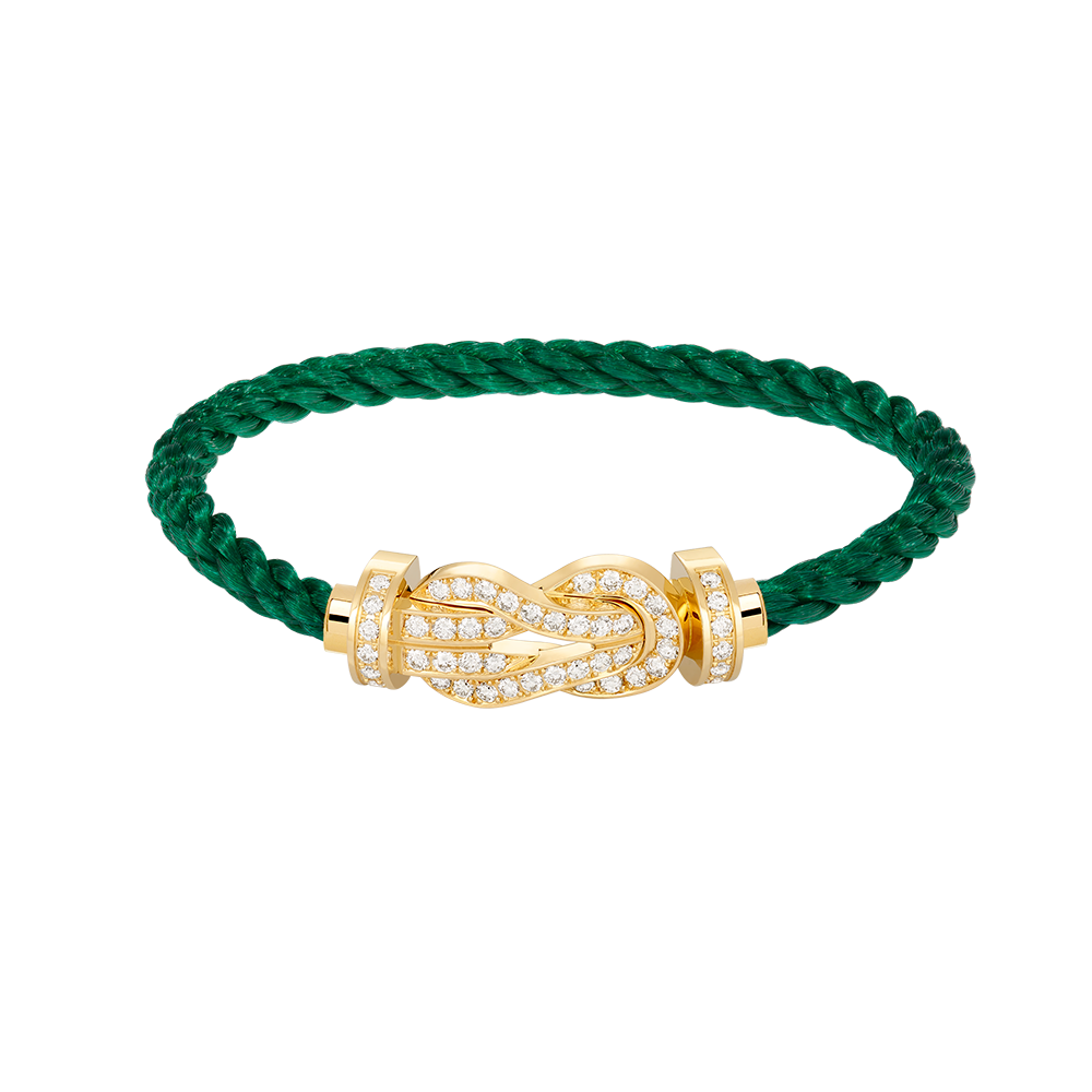 [Kincade Jewelrys]CHANCE LARGE 8 FIGURE BUCKLE FULLDIAMOND BRACELET GOLD