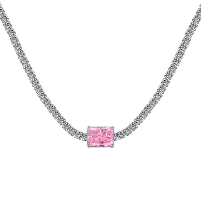 [Kincade Jewelrys]2.0 carat Ornate Emerald Cut Necklace