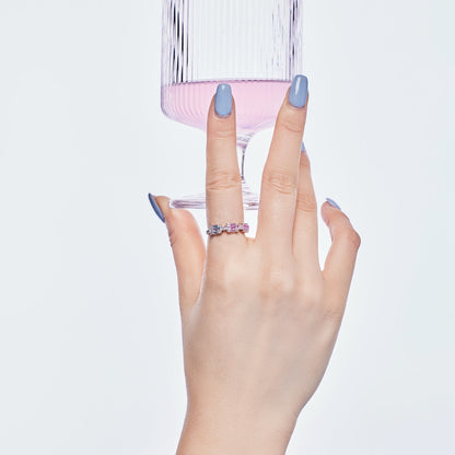 [Kincade Jewelrys]Unique Colorful Emerald Cut Party Ring