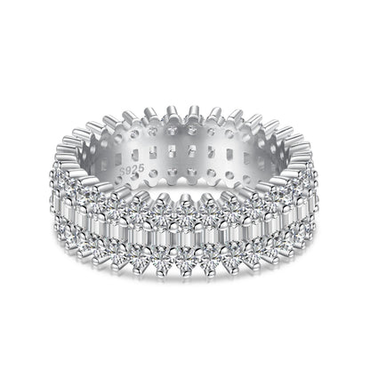 [Kincade Jewelrys]Ornate Colorful Radiant Cut Daily Ring