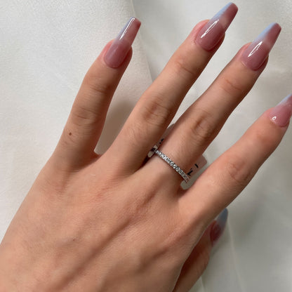 [Kincade Jewelrys]Delicate Sparkling Round Cut Daily Ring