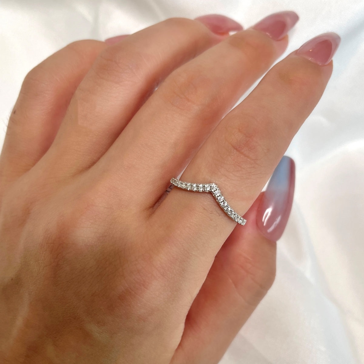 [Kincade Jewelrys]Elaborate Tennis Band Ring