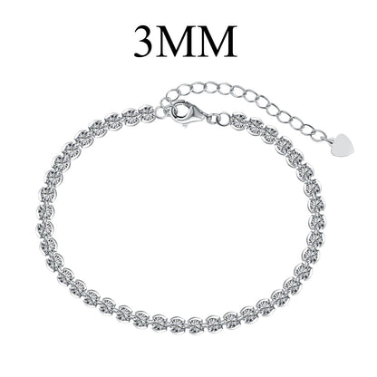 [Kincade Jewelrys]Ornate  Sparkling Round Cut Daily Bracelet