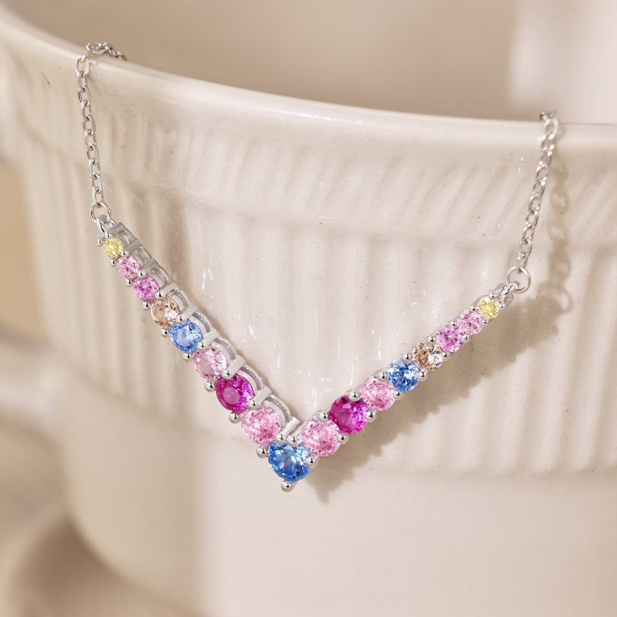 [Kincade Jewelrys]Ornate Round Cut Necklace
