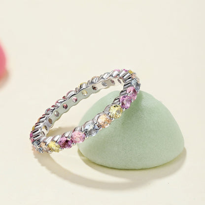 [Kincade Jewelrys]Dazzling Resplendent Round Cut Party Ring