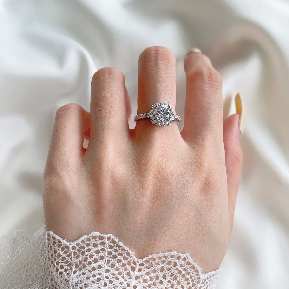 [Kincade Jewelrys]Dazzling Resplendent Round Cut Wedding Ring