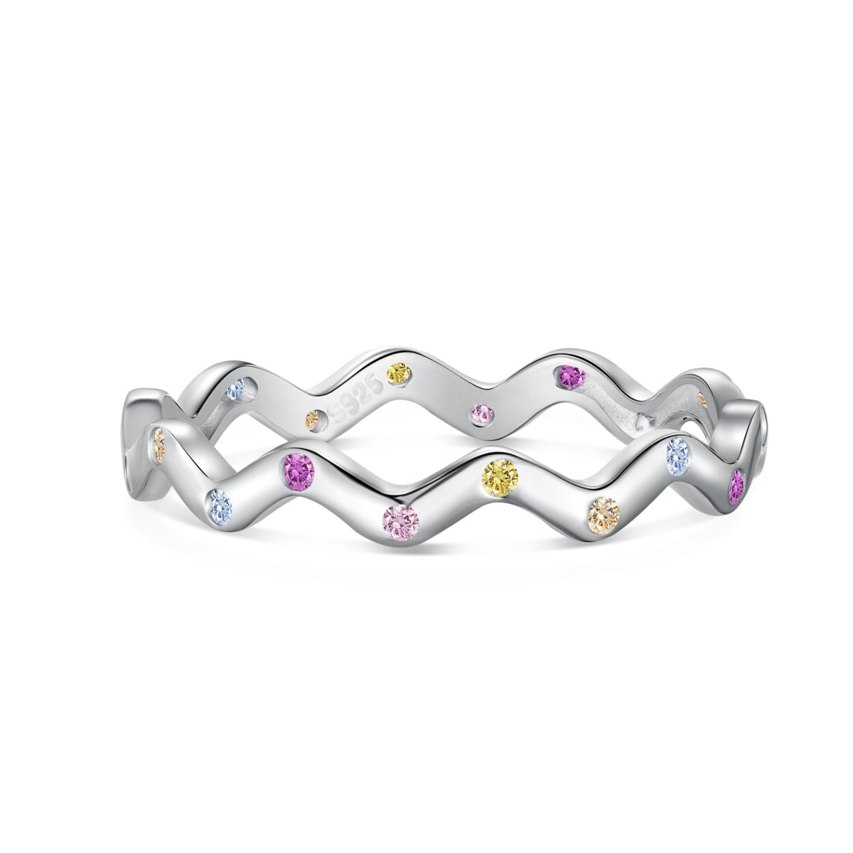 [Kincade Jewelrys]Ornate Vibrant Round Cut Daily Ring
