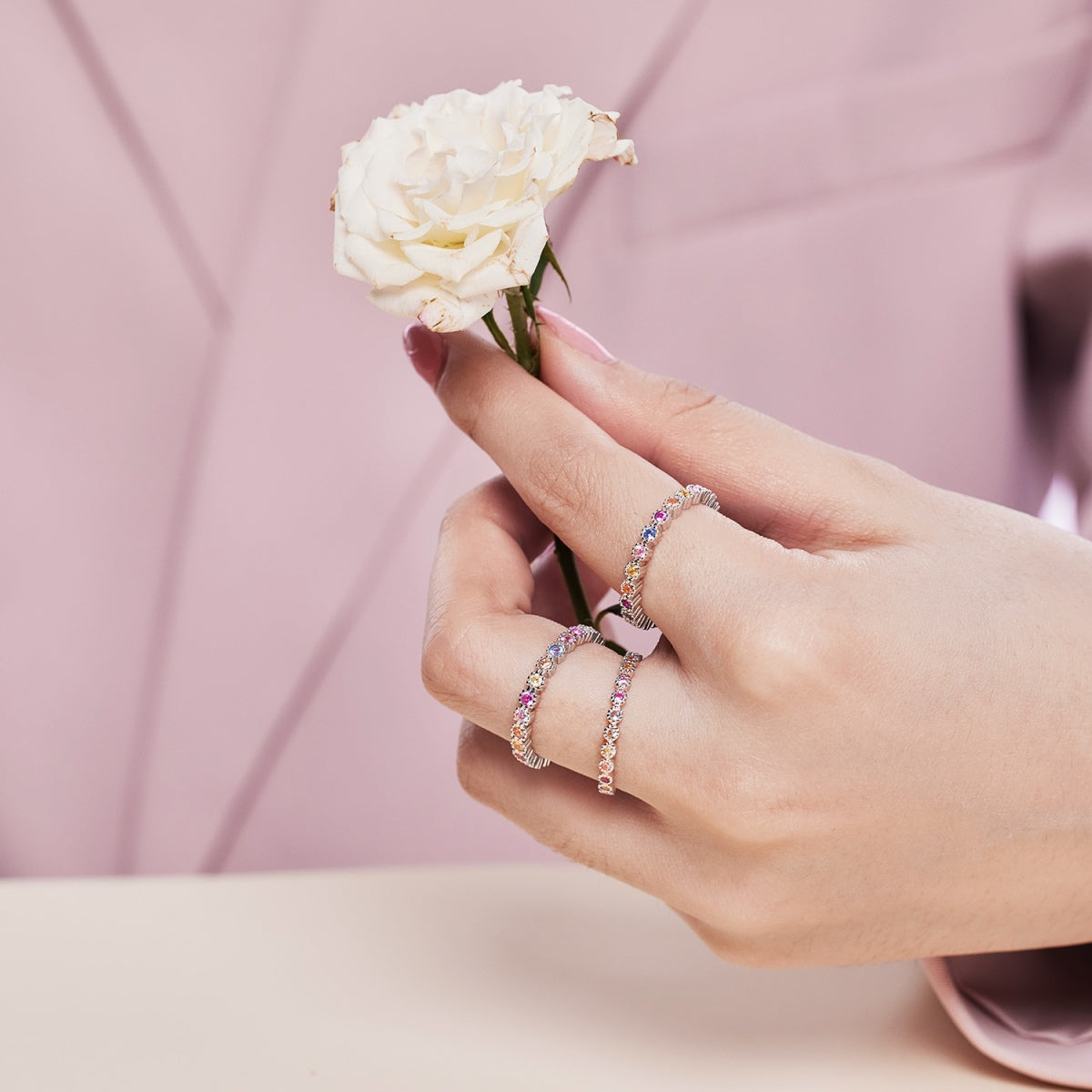 [Kincade Jewelrys]Elegant Energetic Round Cut Daily Ring