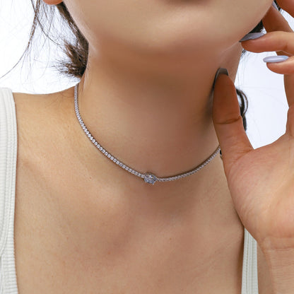 [Kincade Jewelrys] Collier taille ovale brillant de 1,0 carat