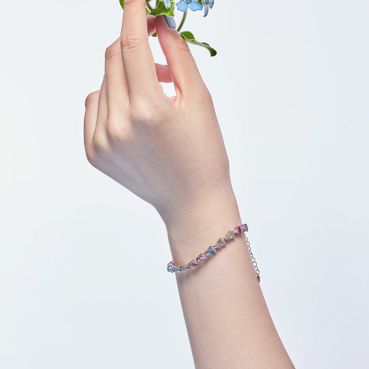 [Kincade Jewelrys]Radiant Water Drop Shape Daily Bracelet