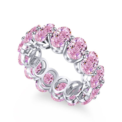 [Kincade Jewelrys]Dainty Elongated Cushion Cut Tennis Ring