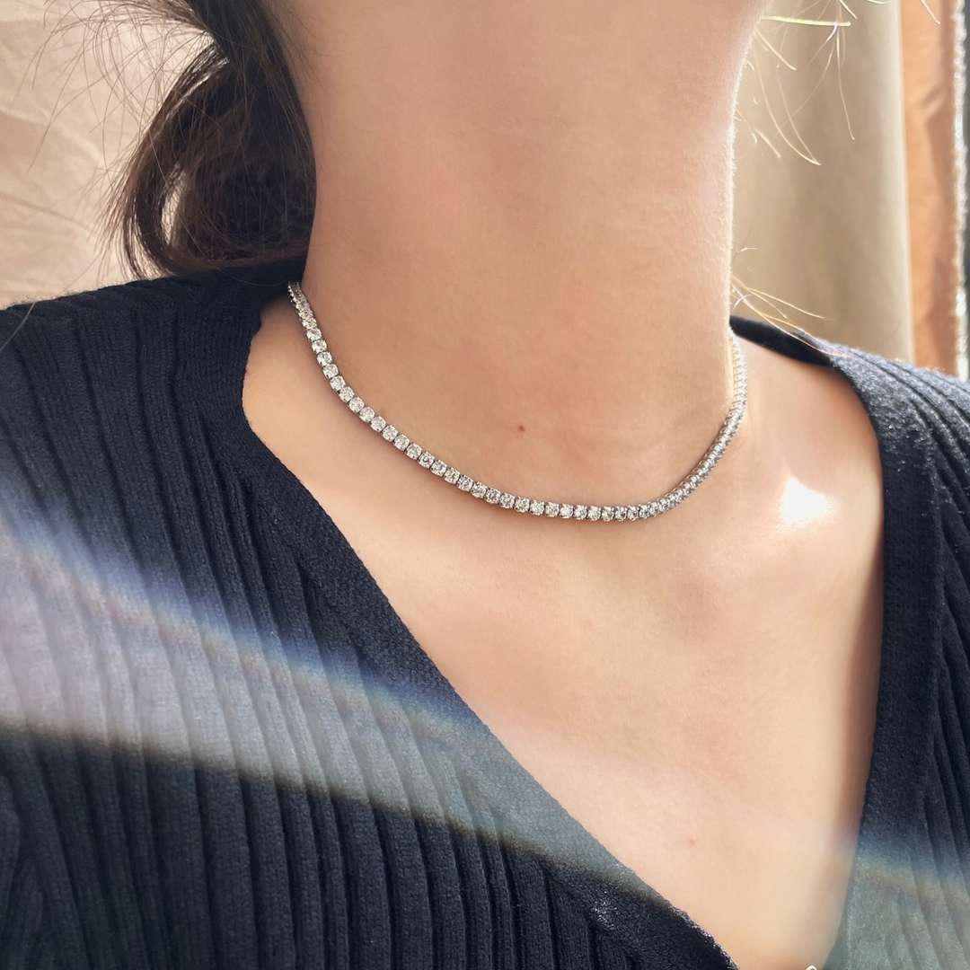 [Kincade Jewelrys]Elegant Tennis Chain Necklace
