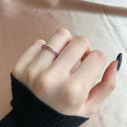 [Kincade Jewelrys]Delicate Sparkling Round Cut Daily Ring