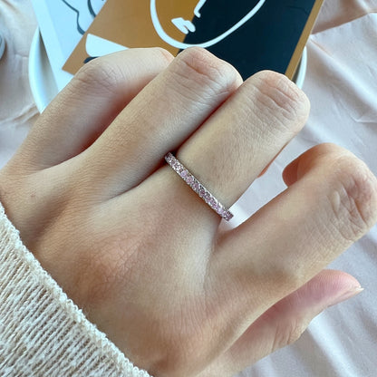[Kincade Jewelrys]Delicate Sparkling Round Cut Daily Ring
