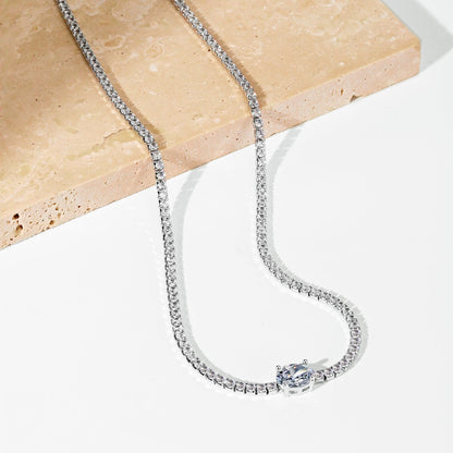 [Kincade Jewelrys] Collier taille ovale brillant de 1,0 carat