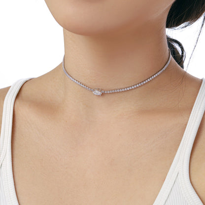 [Kincade Jewelrys] Collier taille ovale brillant de 1,0 carat