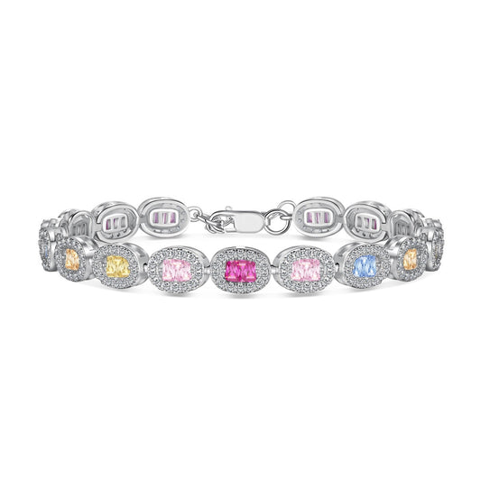 [Kincade Jewelrys]Exquisite Ornate Emerald Cut Daily Bracelet