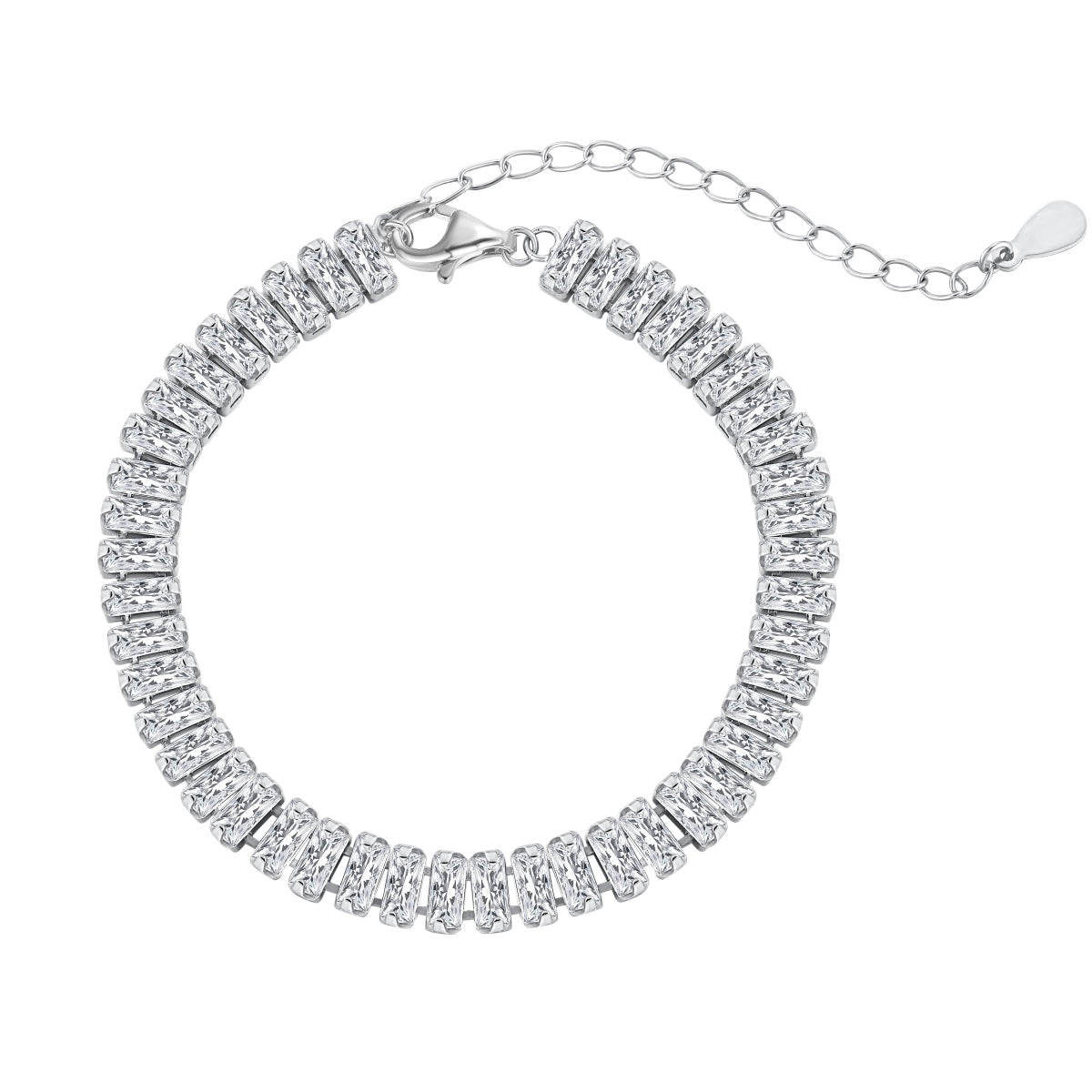 [Kincade Jewelrys]Exquisite Emerald Cut Daily Bracelet