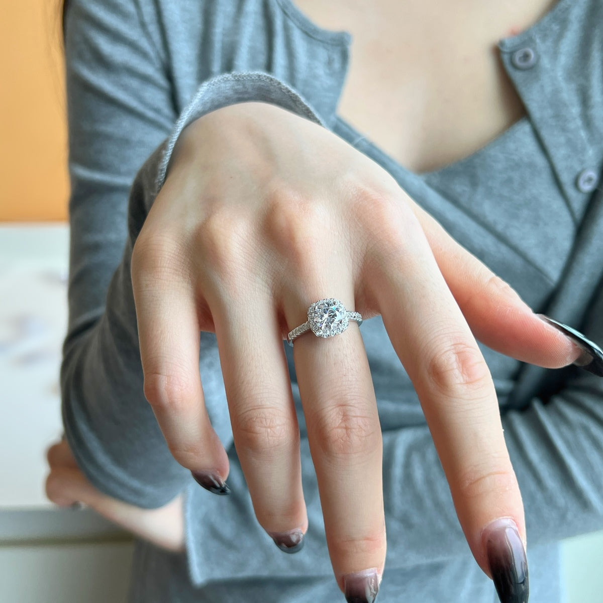 [Kincade Jewelrys]Dazzling Resplendent Round Cut Wedding Ring