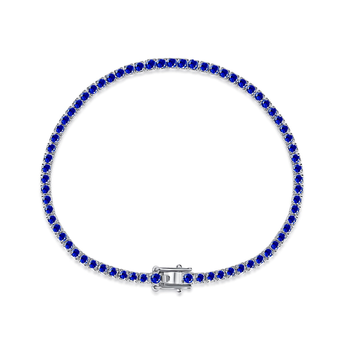 [Kincade Jewelrys]Dazzling Colorful Round Cut Daily Bracelet