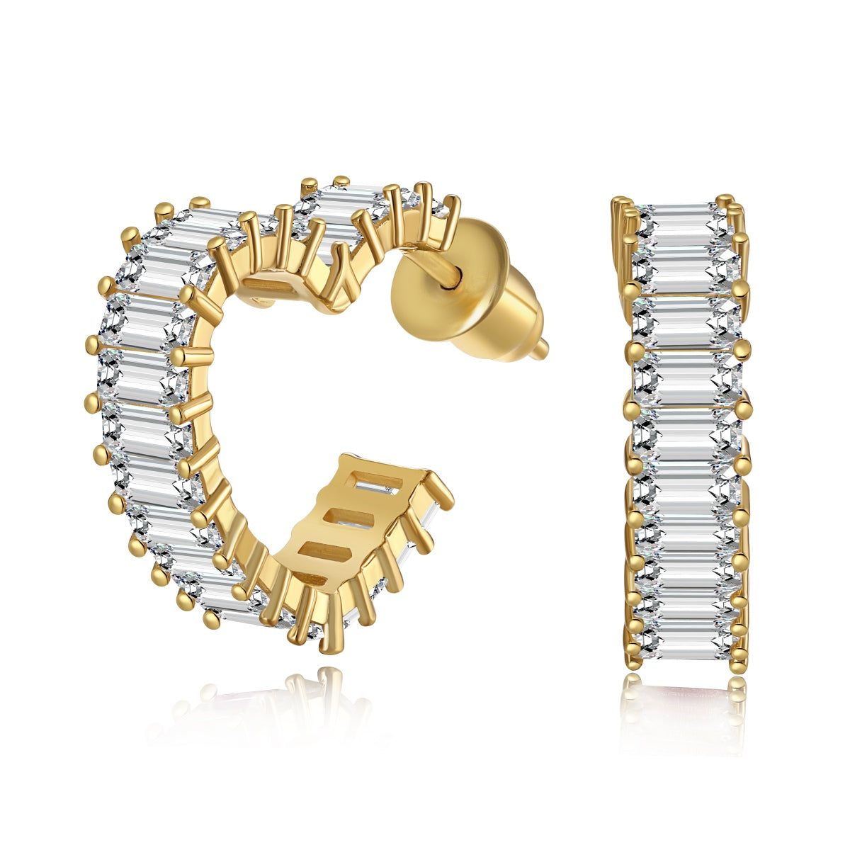 [Kincade Jewelrys]Radiant Heart Cutout Earrings