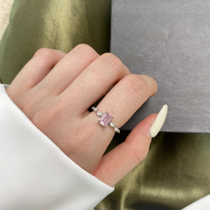 [Kincade Jewelrys]1.0 Carat Dainty Resplendent Radiant Cut Daily Ring