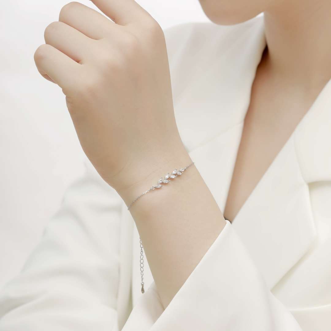 [Kincade Jewelrys]Elegant Wheat Leaves Shape Bracelet