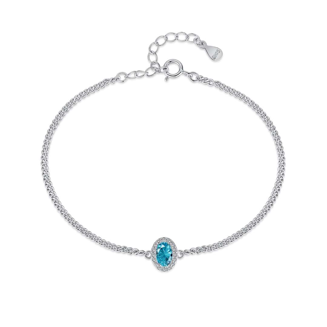 [Kincade Jewelrys]Exquisite Oval Shape Bracelet