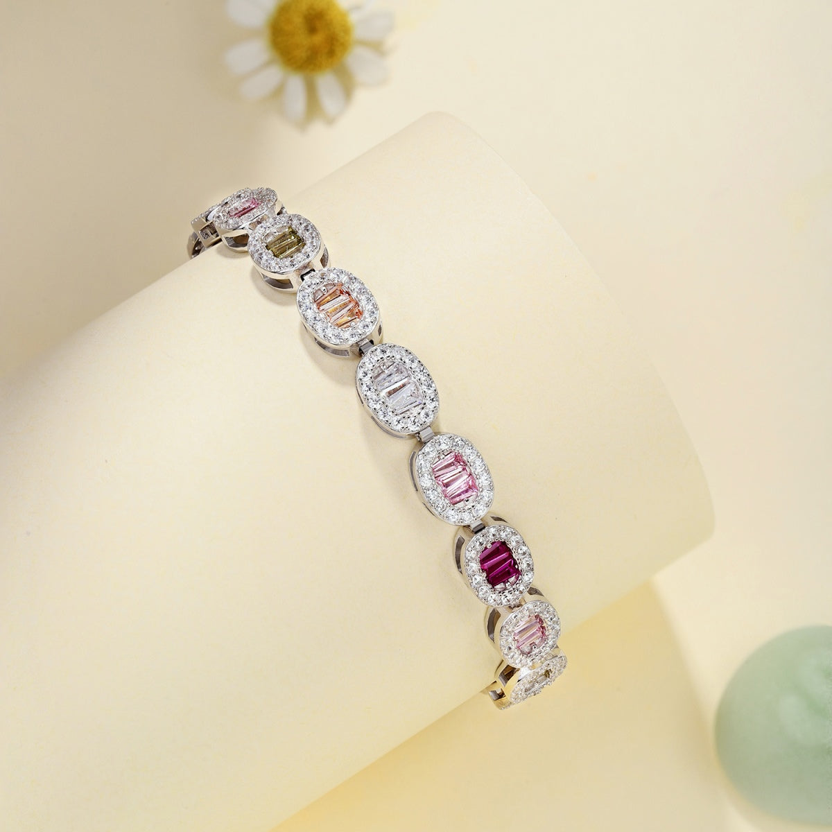 [Kincade Jewelrys]Exquisite Ornate Emerald Cut Daily Bracelet