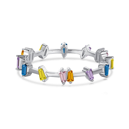 [Kincade Jewelrys]Unique Trapezoid Cut Daily Ring