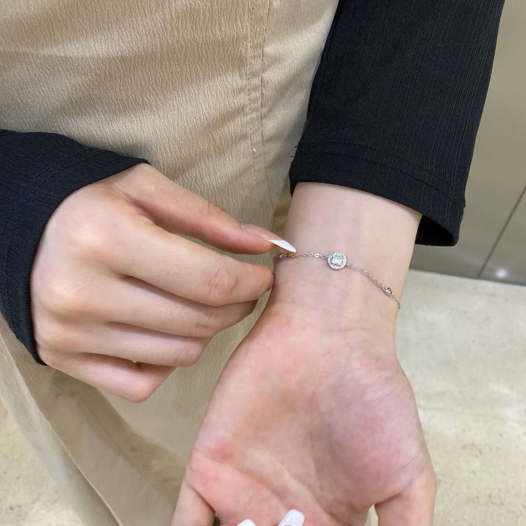 [Kincade Jewelrys]Dazzling Round Cut Shape Bracelet