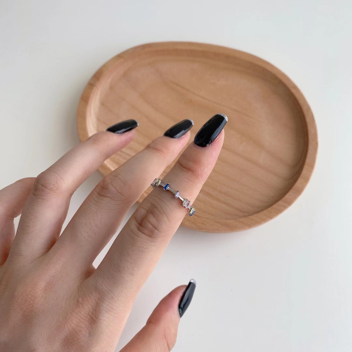 [Kincade Jewelrys]Unique Trapezoid Cut Daily Ring