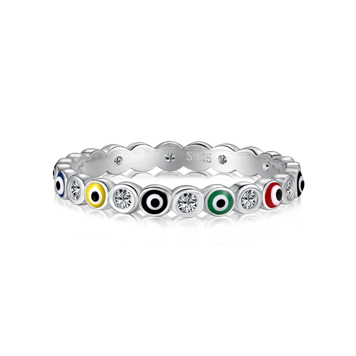 [Kincade Jewelrys]Sparkling Vibrant Round Shape Daily Ring