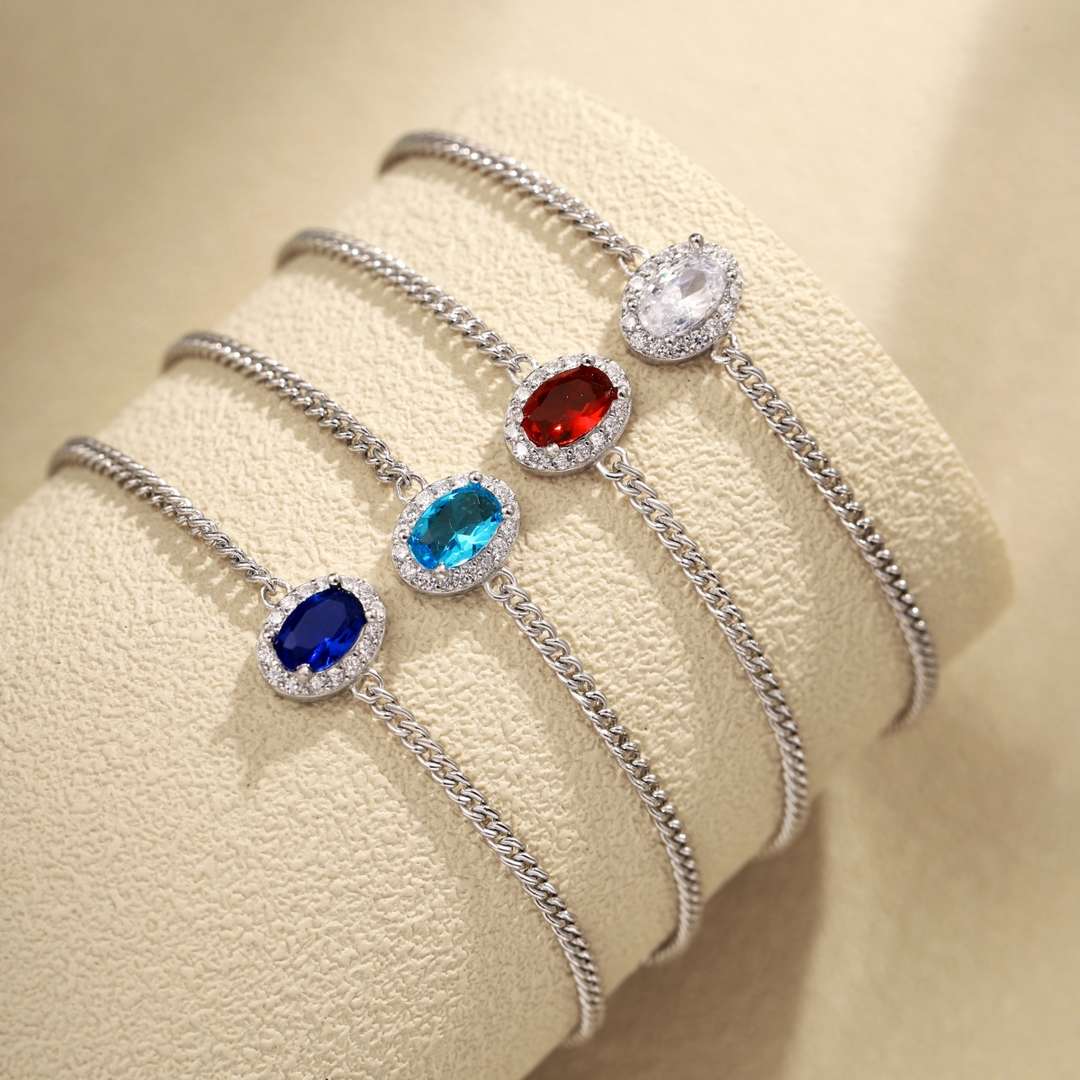 [Kincade Jewelrys]Exquisite Oval Shape Bracelet