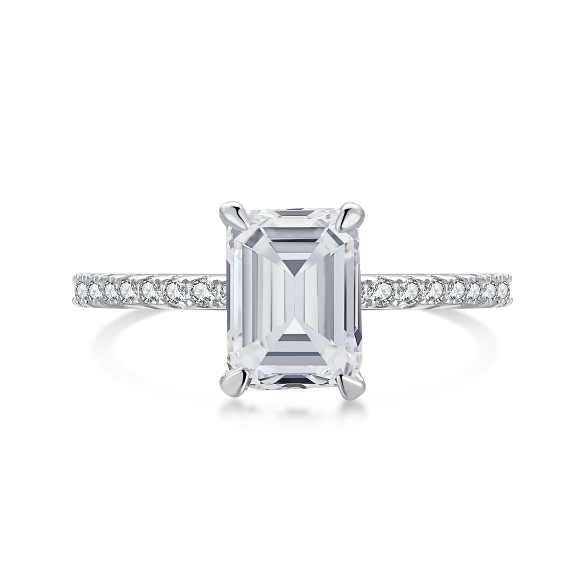 [Kincade Jewelrys]2.0 Carat Scintillating Ornate Radiant Cut Party Ring