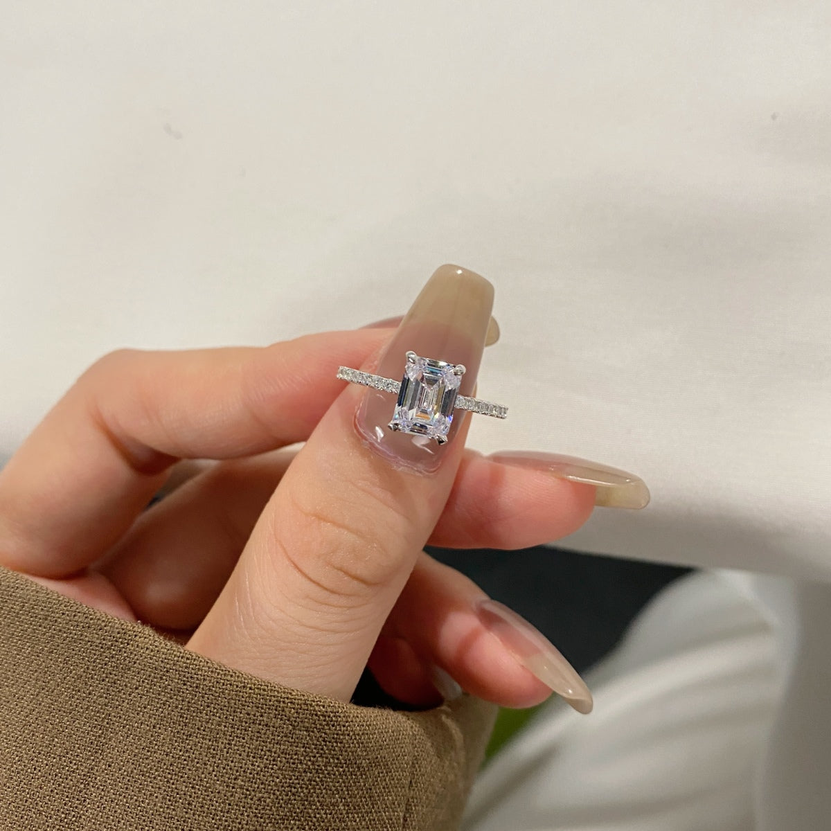 [Kincade Jewelrys]2.0 Carat Scintillating Ornate Radiant Cut Party Ring