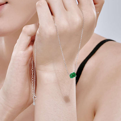 [Kincade Jewelrys]Luxurious Square Shape Colorful Necalack