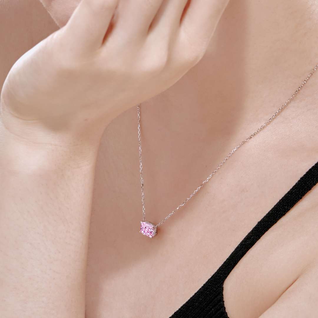 [Kincade Jewelrys]Luxurious Square Shape Colorful Necalack