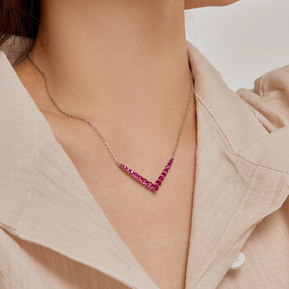 [Kincade Jewelrys]Ornate Round Cut Necklace