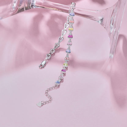 [Kincade Jewelrys]Radiant Water Drop Shape Daily Bracelet
