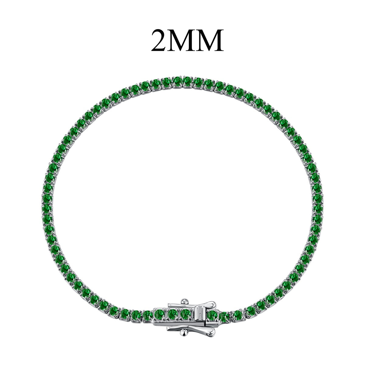 [Kincade Jewelrys]Radiant Colorful Round Cut Party Bracelet