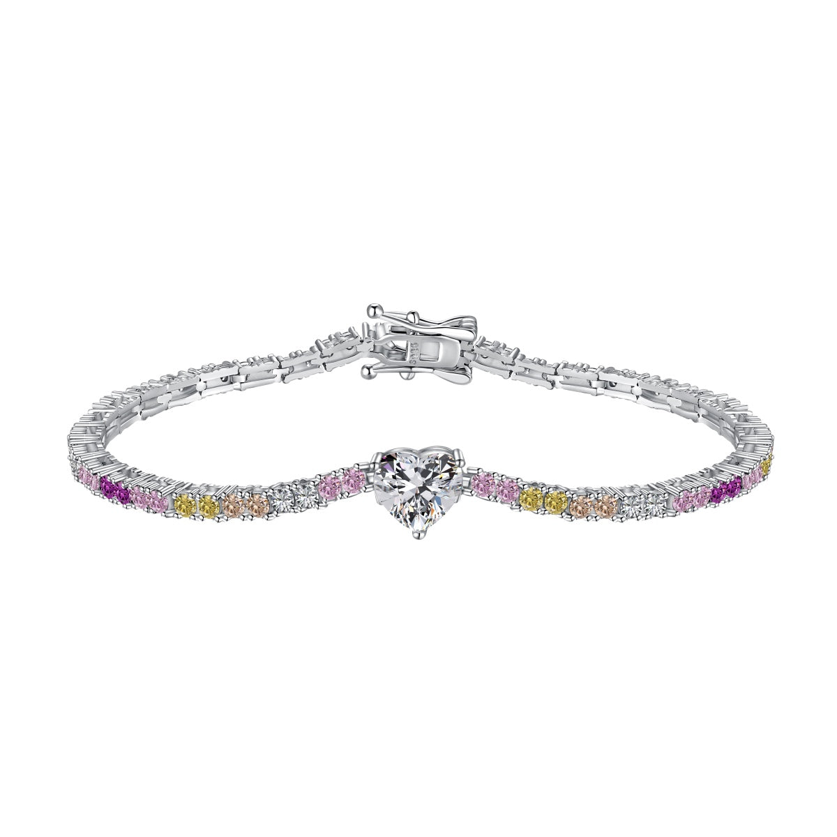 [Kincade Jewelrys]Delicate Romantic Heart Shape Lover Bracelet