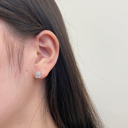 [Kincade Jewelrys]Radiant Luxurious Princess Cut Daily Earrings