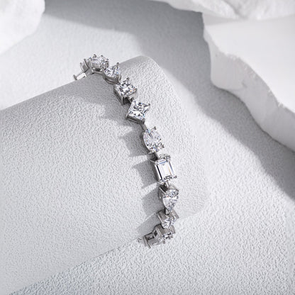 [Kincade Jewelrys]Unique Exquisite Multi Cut Daily Bracelet