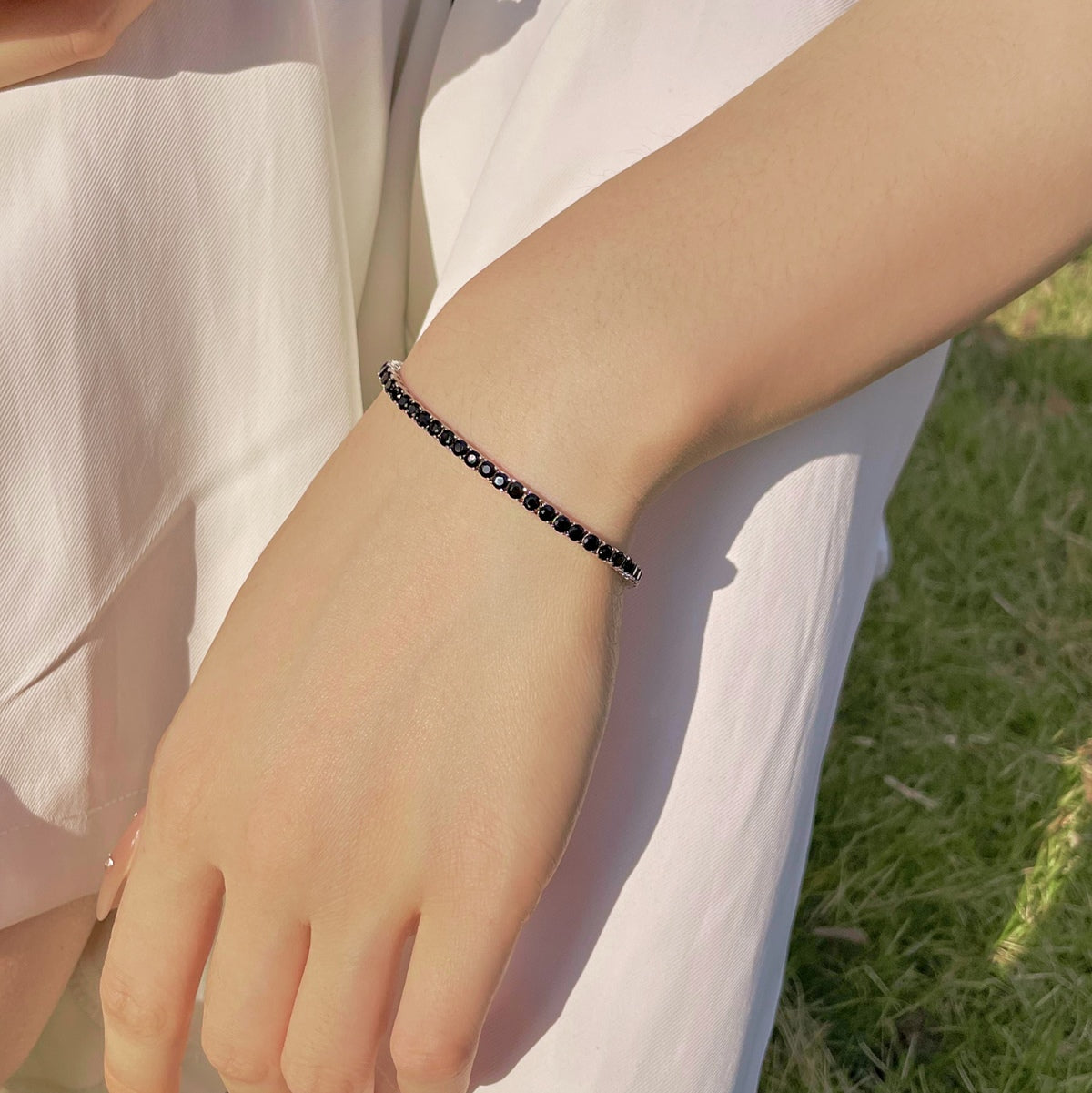[Kincade Jewelrys]Radiant Colorful Round Cut Party Bracelet