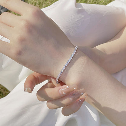 [Kincade Jewelrys]Radiant Colorful Round Cut Party Bracelet