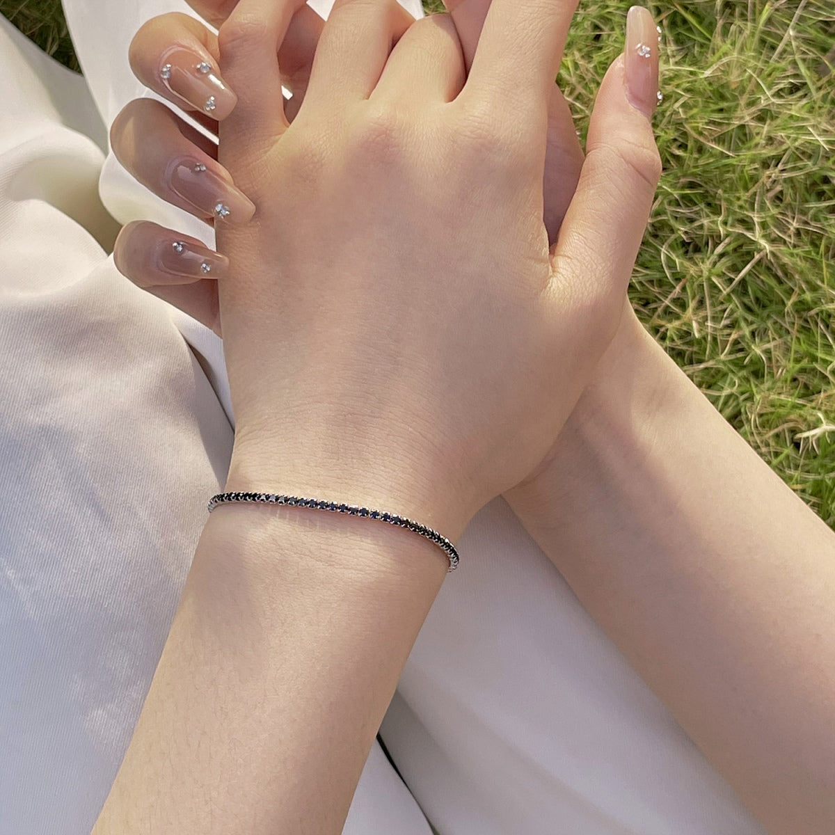 [Kincade Jewelrys]Radiant Colorful Round Cut Party Bracelet