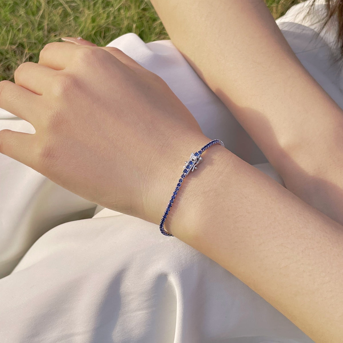 [Kincade Jewelrys]Radiant Colorful Round Cut Party Bracelet