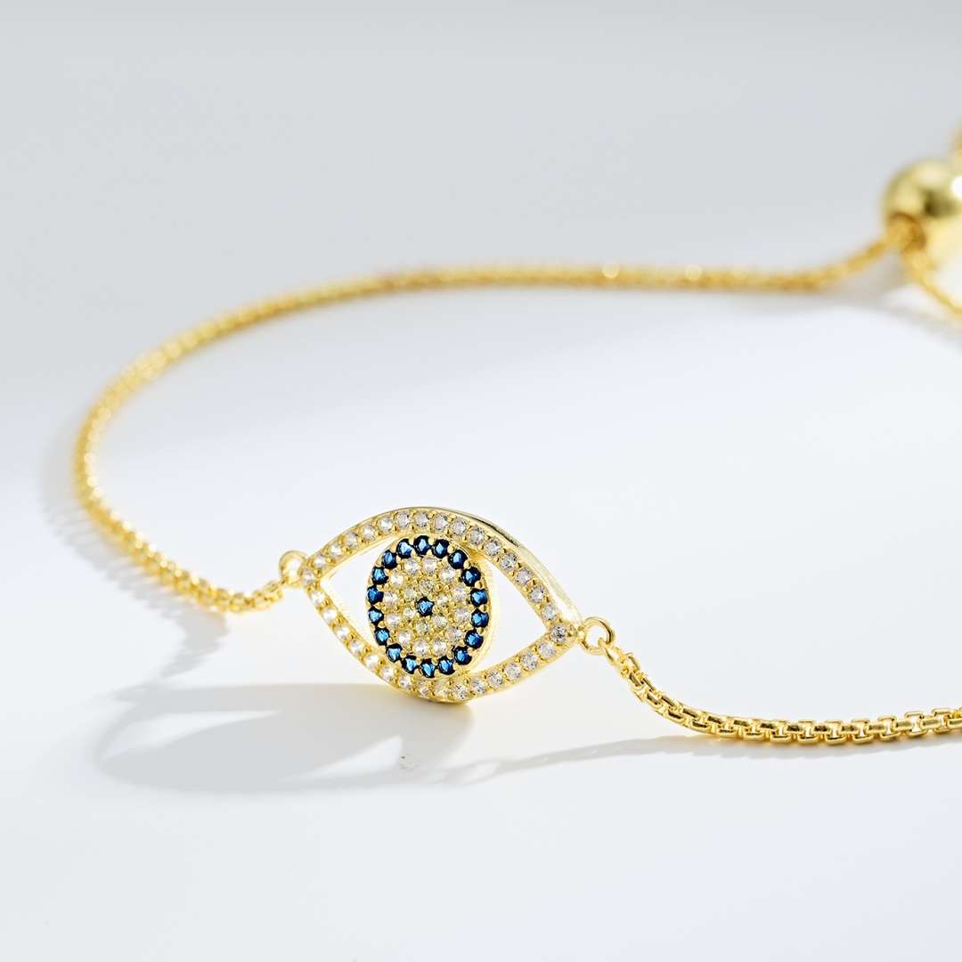 [Kincade Jewelrys]Dazzling Eye Shape Necklace